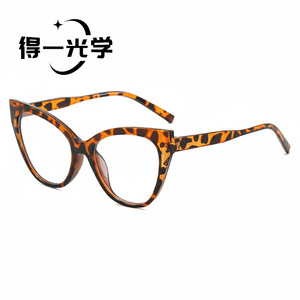 กรอบแว่นตาทรงตาแมวเลนส์ PC กันแสงสีฟ้าป้องกันทุกเพศกรอบ913 - Product Image 2