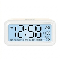 Promo Baru Grosir Jam Meja Digital Alarm Pintar Modern Lampu Tidur Kamar Tidur Jam Meja Snooze Kualitas Terbaik Stok Pabrik