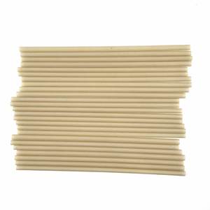 Pailles jetables personnalisées en bagasse pour boissons froides, café, lait, thé – Pailles biodégradables en canne à sucre - Product Image 5