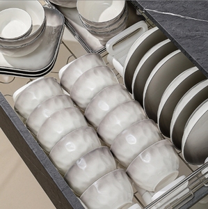 Vajilla Moderna de Porcelana Fina de Lujo, Juego de Platos y Tazones para Bodas y Fiestas con Diseño Redondo - Product Image 2