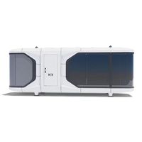 Camping de luxe Space Capsule Chambre chez l'habitant Navire préfabriqué Pod 2 Floor Capsules Space House