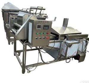 Machine à frire continue de petite capacité, machine à frire à bande transporteuse pour nuggets de poulet, restauration rapide - Product Image 5