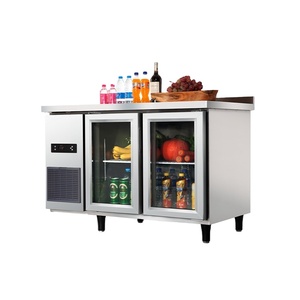 CTORIA Mini Glass Door Ice Cream Display Freezer Small Capacity Supermarket Commercial Refrigerator Freezers Showcase