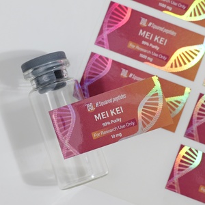 Etichette per Fiale di Peptidi con Stampa Dorata del Tuo Logo, Adesivo Forte, Stampa Rapida, Fogli per Etichette di Fiale da 3ml, Impermeabili per Bottiglie - Product Image 5