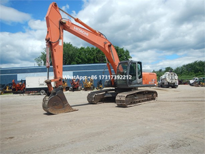Excavatrice hydraulique Hitachi ZX240 d'occasion en provenance du Japon, fabrication Caterpillar, moteur Mitsubishi, vente de composants principaux, pompe, moteur, engrenage, PLC - Product Image 6