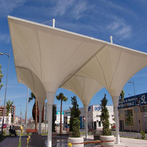 Fabricante de Cobertizos para Jardín, Estructura de Acero Impermeable con Tela Tensada, Toldo Tipo Sombrilla, Estructura de Membrana para Construcción de Acero - Product Image 5
