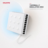 Grille d'aération murale Chinafore Pav-E 125 mm pour systèmes de ventilation commerciaux montés au mur
