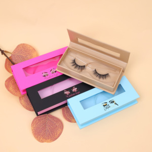 Faux cils personnalisés avec boîte d'emballage, effet œil de chat, cils en faux vison doux et naturels - Product Image 3