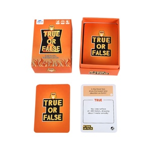 OEM Factory Custom Flash Cards Printing Customized Adult <strong>Question</strong> Card Game Family Card Game with Box - Product Image 5