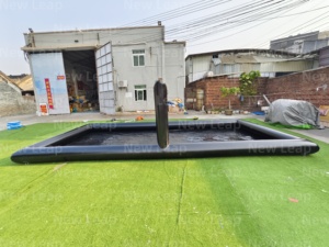 8m nuovo salto <span class=keywords><strong>nero</strong></span> all'aperto gonfiabile Beach volley corte giochi di Sport acquatici campo piscina durevole <span class=keywords><strong>castello</strong></span> gonfiabile - Product Image 3