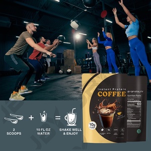 Poudre de café protéiné JBY sans sucre, café fonctionnel avec protéines de lactosérum, soutien au métabolisme, étiquette privée OEM - Product Image 4