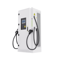 Station de recharge pour véhicules électriques DC 120kW 160kW 180kW 240kW, chargeur au sol OCPP, GBT CCS2 CHAdeMO NACS, chargeur rapide commercial