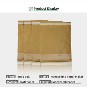 Sobre Acolchado de Papel Celular JifBag, 100% Reciclable, Biodegradable, Autosellable, a Prueba de Manipulaciones, para Envío - Product Image 4