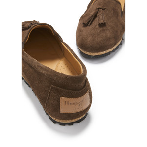 Espadrilles à franges pour femmes, daim marron - Product Image 6