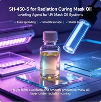 Agent de nivellement copolymère polyéther siloxane 450-5, améliore l'humidification et la flexibilité pour les revêtements UV, les encres et les modificateurs de revêtement PU