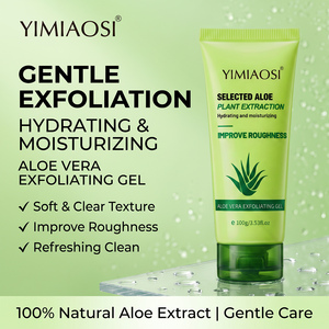 YIMIAOSI Gel exfoliant à l'aloe vera 100g, exfoliant doux, hydratant, améliore la rugosité, extrait de plantes, gommage pour le visage et le corps - Product Image 6