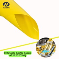 AT112020WQ Tissu d'étanchéité à l'air PVC élevé Matériaux gonflables Tissu laminé pour château gonflable