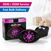Lampe Plasma en Forme d'Œil pour Décoration Intérieure – Vente en Gros Usine – Boule Plasma à Activation Tactile pour Ornement de Table d'Hôtel