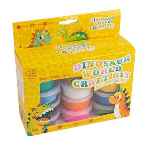 Ultra Light Playing <b>Clay</b> Soft Air Dry <b>Clay</b> Easy to Shape Dinosaurs DIY Handle Hand <b>Clay</b> Art Craft <b>Sets</b> for Kids Gift - Product Image 1