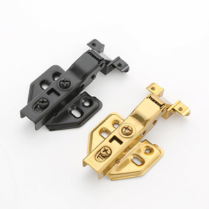 Black Buffer Hydraulic Hinge Aluminium Frame Cabinet Door Hinges