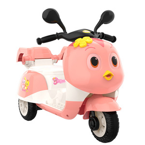 MOT20 Auto Elettrica per Bambini a Forma di Uccellino, Moto Mulan con Tre Ruote, Ricaricabile, Telecomandato - Product Image 1