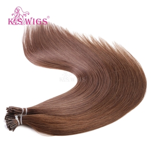 Wholesale 100% Chinese Remy Human Hair I tip Extension Cuticle Aligned Double Drawn Soft No Shedding Dark Color Natural Straight - Product Image 4