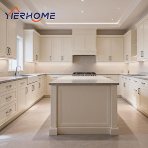 Ensemble d'armoires <span class=keywords><strong>de</strong></span> <span class=keywords><strong>cuisine</strong></span> blanches <span class=keywords><strong>de</strong></span> style shaker  Îlot <span class=keywords><strong>de</strong></span> <span class=keywords><strong>cuisine</strong></span> + Double <span class=keywords><strong>four</strong></span> + Évier & Table <span class=keywords><strong>de</strong></span> <span class=keywords><strong>cuisson</strong></span> à induction - Product Image 2
