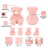 Jouets en peluche personnalisés OEM, animaux en peluche doux, peluches mignonnes Kawaii pour enfants, cadeau d'anniversaire pour tout-petits, vente en gros