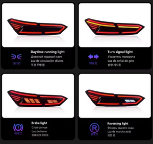 Luz Trasera LED con Lente Transparente, Nueva Actualización Retrofit, Luces de Circulación Diurna 6000K 6000 Lúmenes, Plug and Play, 2018-2022, Venta al Por Mayor, RGB - Product Image 2