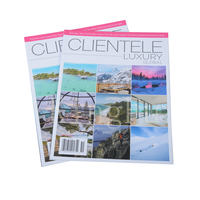 Impression de magazines trimestriels personnalisés, reliure parfaite, impression offset, service d'impression de brochures publicitaires