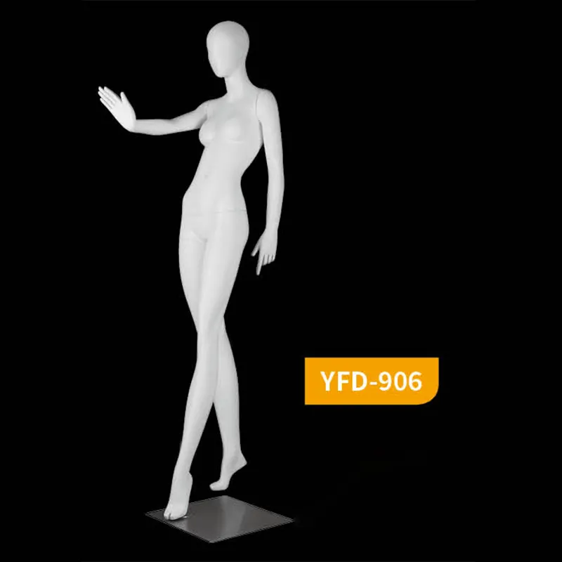 Factory direct glossy standing pose or sitting woman mannequin