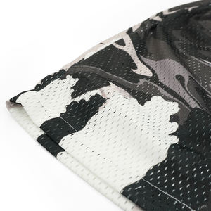 Short en maille double couche de luxe OEM de haute qualité personnalisé, Short en maille polyester décontracté pour salle de sport, lourd et frais - Product Image 4