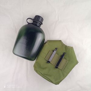 Muestra gratuita: Nueva gama de cantimploras tácticas de lona de 1000ml al por mayor, botella de agua para exteriores, jarra desechable de plástico. - Product Image 5