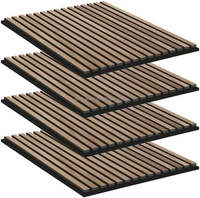 Panneaux acoustiques en fibre de polyester et bois, design moderne écologique, insonorisants pour studio, KTV, cinéma, salles de réunion