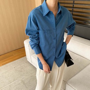 Camicia Casual a maniche lunghe con bottone autunnale in <span class=keywords><strong>viscosa</strong></span> da <span class=keywords><strong>donna</strong></span> - Product Image 1