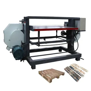 Neweek ce 7.5kw máquina de desmontar palete de madeira, reciclável horizontal, serra de corte, palete de madeira