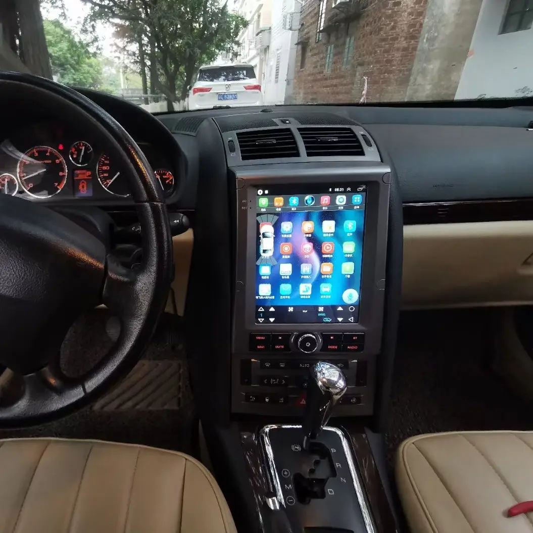 Автомобильная Мультимедийная система Tesla Style Android 10,0 для Peugeot 407 2004-2010, автомобильный стереомагнитофон, головное устройство, GPS-навигация