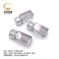 Tubes de brillant à lèvres transparents de luxe blanc rose, emballage de brillant à lèvres vide de grande capacité de 6ml avec applicateur de brosse à graisse
