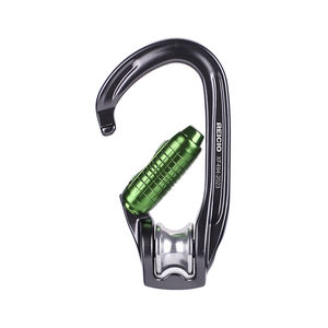 Escalade en plein air alpinisme escalade haute altitude croisement <span class=keywords><strong>tyrolienne</strong></span> poulie serrure <span class=keywords><strong>mousqueton</strong></span> en aluminium avec poulie - Product Image 2