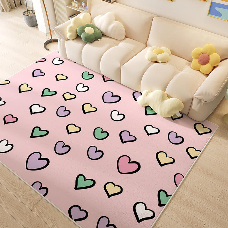 Corazones coloridos, rosa.