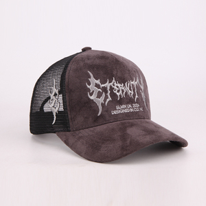 Gorras <span class=keywords><strong>de</strong></span> Malla <span class=keywords><strong>de</strong></span> Gamuza Bordadas en 3D Personalizadas, Gorra Trucker, Gorra <span class=keywords><strong>de</strong></span> Terciopelo Moderna <span class=keywords><strong>para</strong></span> <span class=keywords><strong>Hombre</strong></span> <span class=keywords><strong>para</strong></span> Deportes <span class=keywords><strong>de</strong></span> <span class=keywords><strong>Verano</strong></span> - Product Image 4
