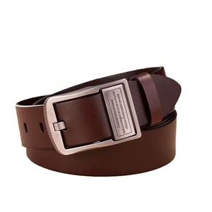 Ceinture décontractée rétro en alliage véritable pour hommes, avec boucle ardillon, vente en gros pour fabricants transfrontaliers - Product Image 6