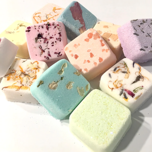 Vaporizador de ducha con cubos con aceites esenciales, conjunto de regalo de Spa para el cuidado Personal con flores secas, vaporizador de Ducha - Product Image 1