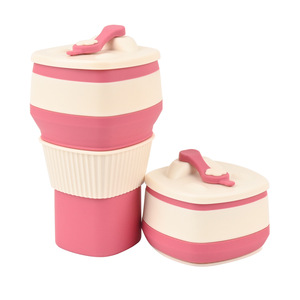 Tại Gói Cross-Biên Giới 550Ml Công Suất Lớn Silicone Có Thể Gập Lại Cốc Cà Phê Sáng Tạo Tái Sử Dụng Xách Tay Uống <span class=keywords><strong>Cup</strong></span> - Product Image 5