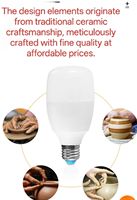 Ampoule LED E27 40W haute puissance, matériau PVC, garantie 2 ans, pour usage domestique, commercial et industriel, 220V, économie d'énergie, IRC 80, 30000