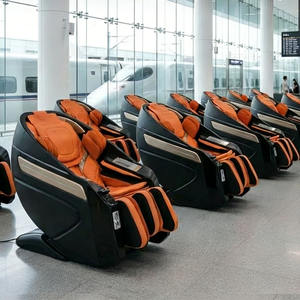 लक्जरी सिक्का या बिल संचालित वेंडिंग शून्य गुरुत्वाकर्षण 4 डी वाणिज्यिक मालिश कुर्सी पूर्ण बीडी एयरबैग मालिश - Product Image 1