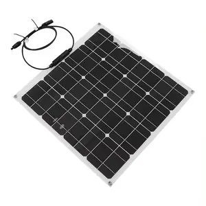 50W 16v可弯曲薄膜太阳能电池，用于房车柔性太阳能电池板露营