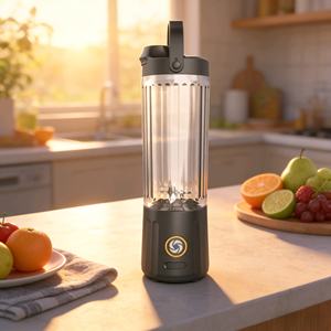 เครื่องปั่นพกพาขนาด 550 มล. แบบไร้สาย ใช้พอร์ต USB สำหรับปั่นสมูทตี้และน้ำผลไม้ - Product Image 1
