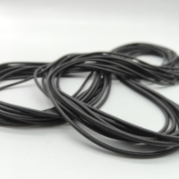 TOPSEALS Joint torique en mousse de silicone à cellules fermées, haute température (-50~+220°C), joint d'étanchéité à compression, résistant à l'ozone et aux UV pour
