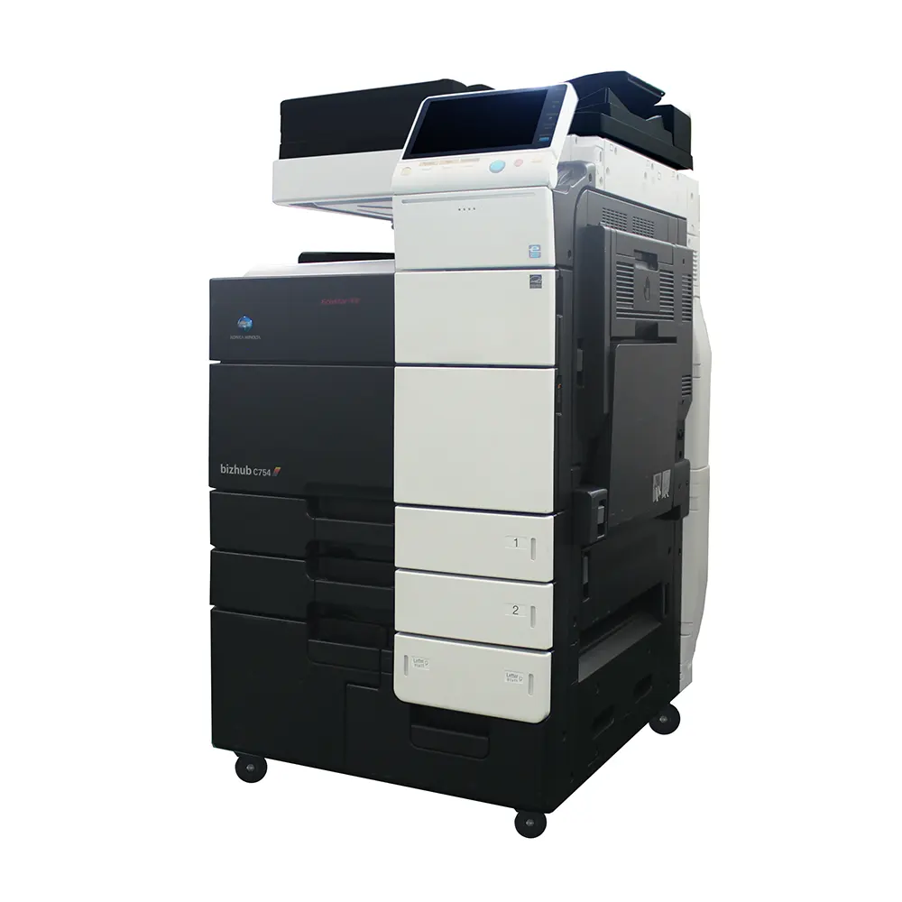 Gereviseerde Konica Minolta C754E Kleur Laser Printer A3 Kopieermachine Copier Printer Met Toner Cartridge TN711